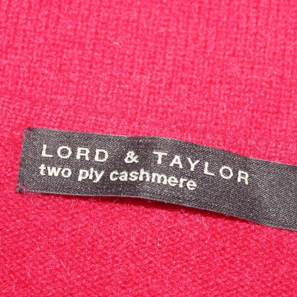 Vintage Lord Taylor Cashmere Rhinestone Sweater - Picture 4 of 7